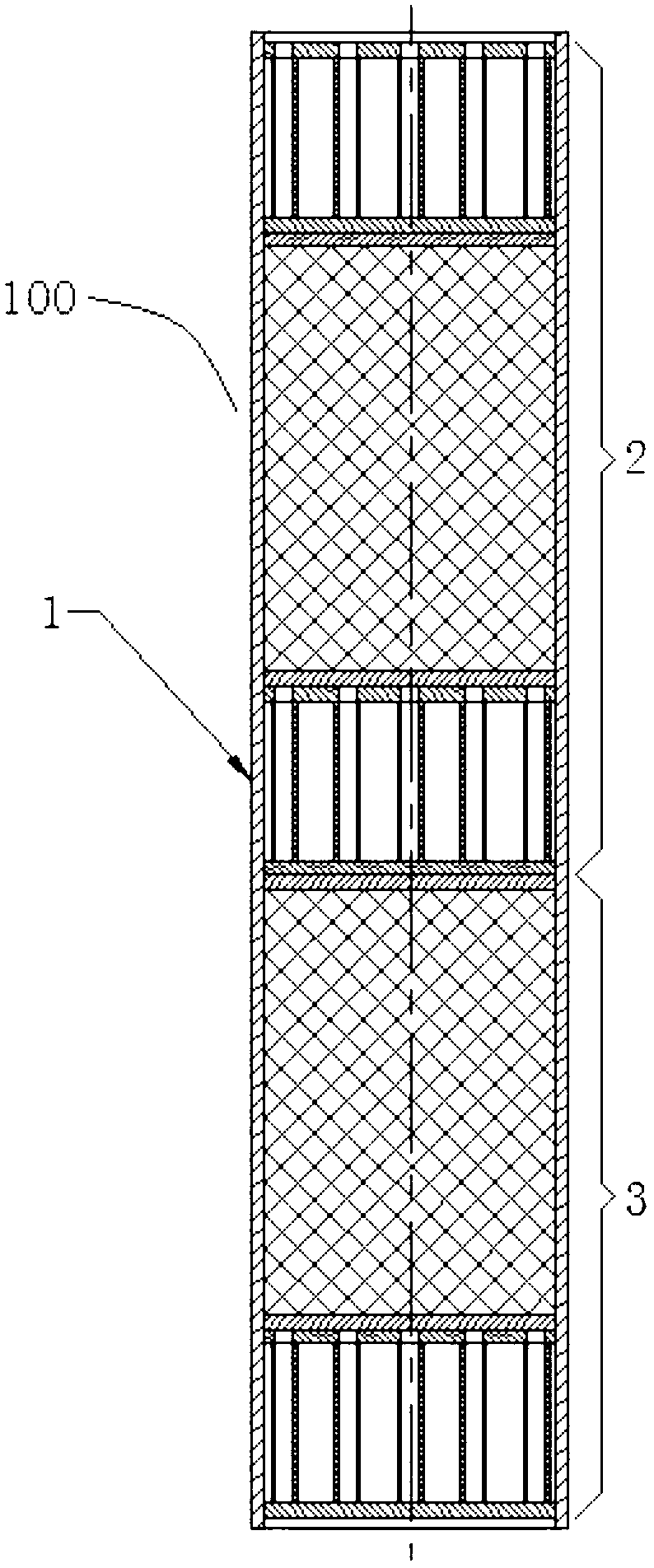 Combined type helium gas filtering sampling device for gas cooled reactor and installation method of device