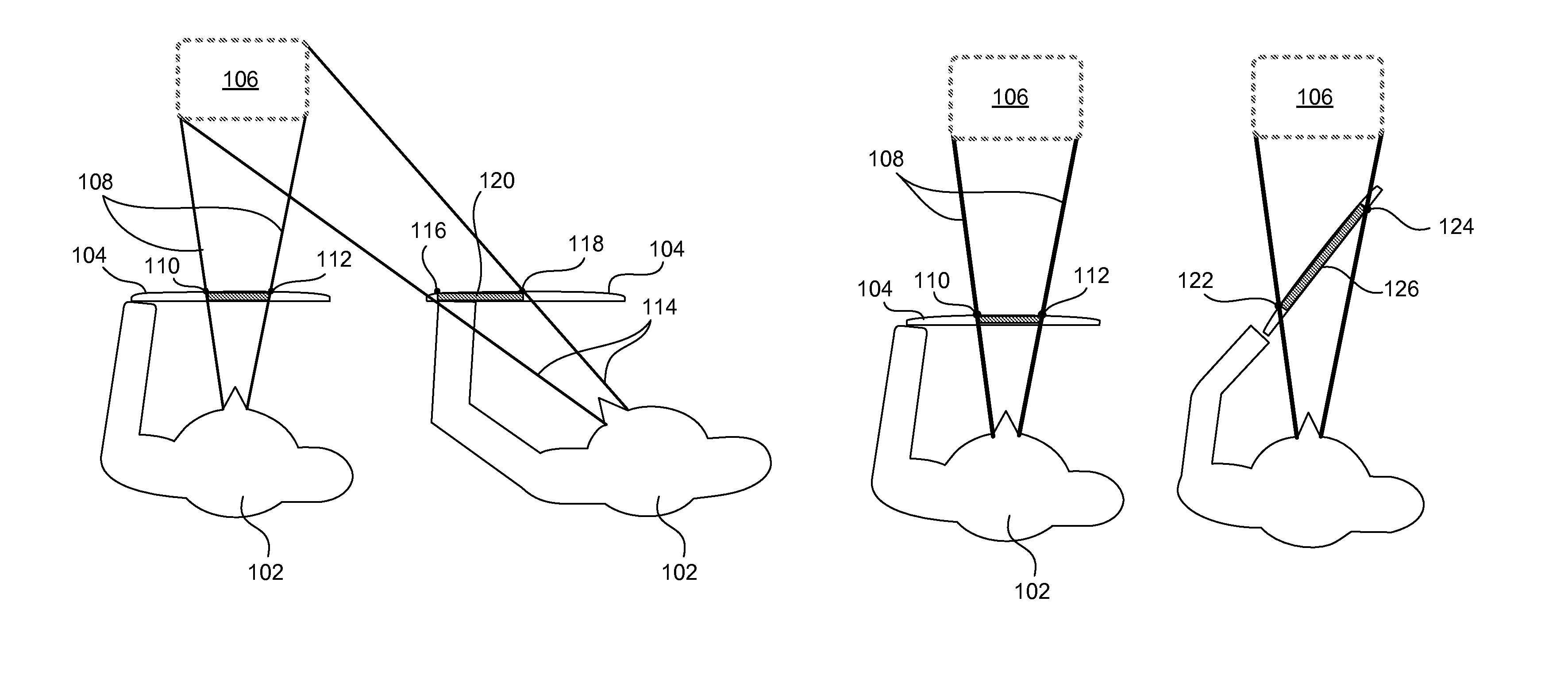 Rendition of 3D content on a handheld device