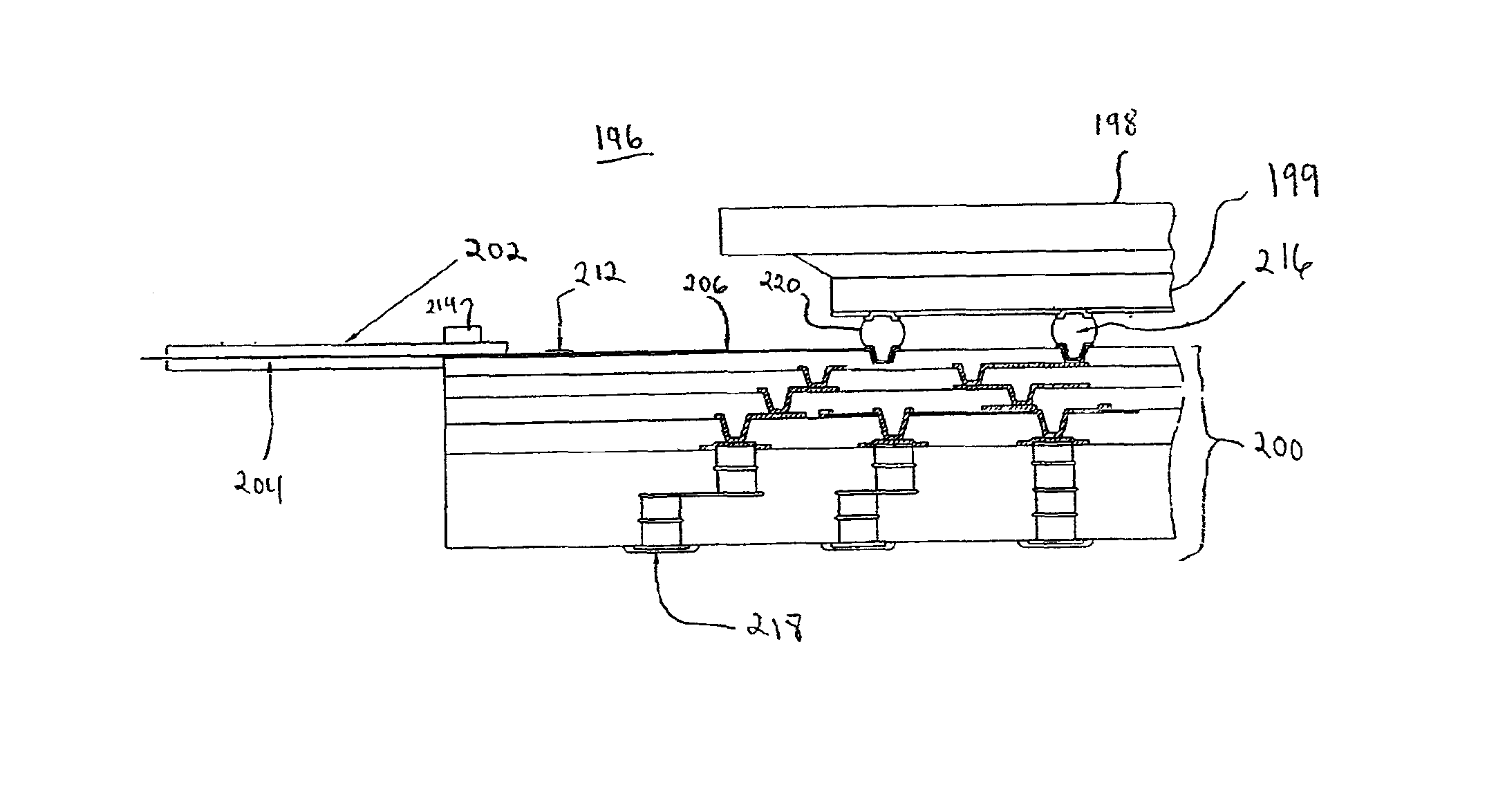High frequency signal transmission from the surface of a circuit substrate to a flexible interconnect cable