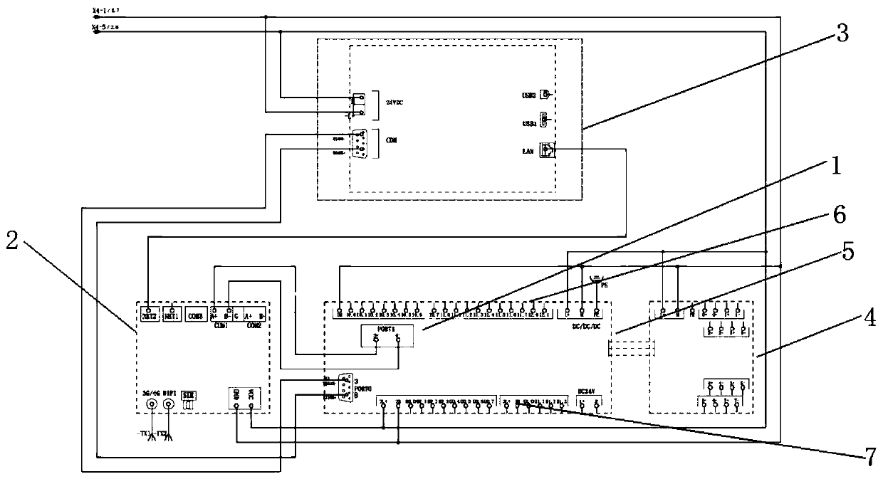 Electrical management system for fuel heat conduction oil furnace