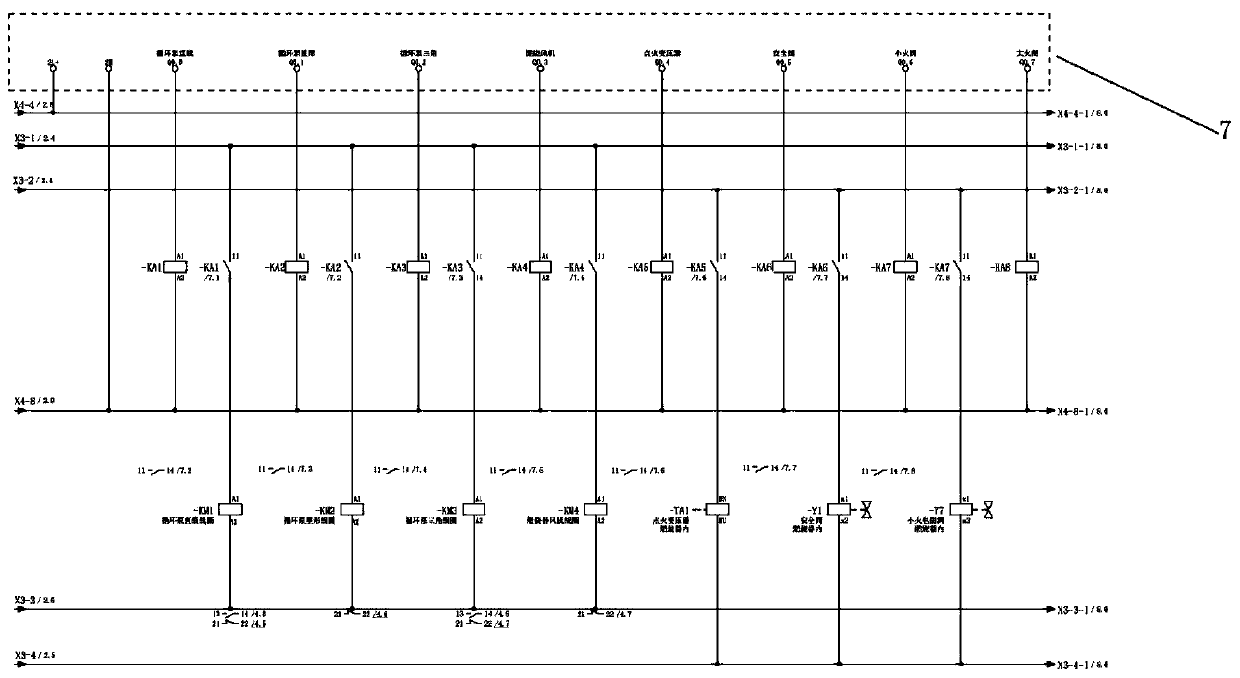 Electrical management system for fuel heat conduction oil furnace