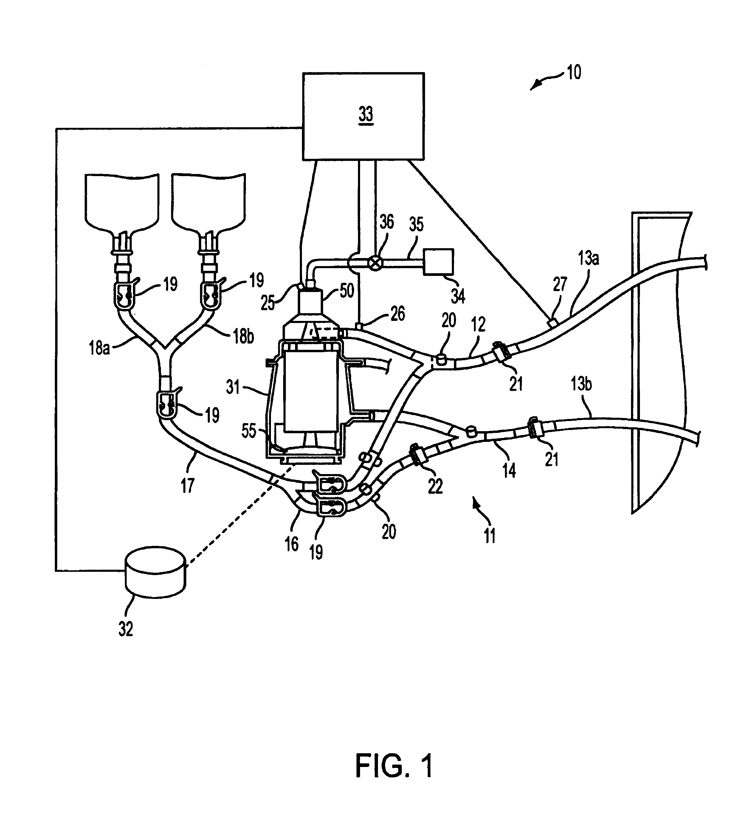 Extracorporeal blood handling system with automatic flow control and methods of use