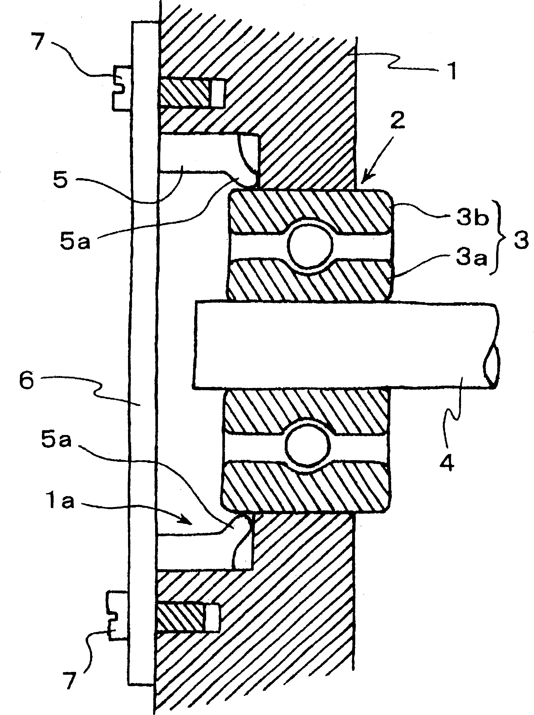 Sewing machine rotary shaft supporting device