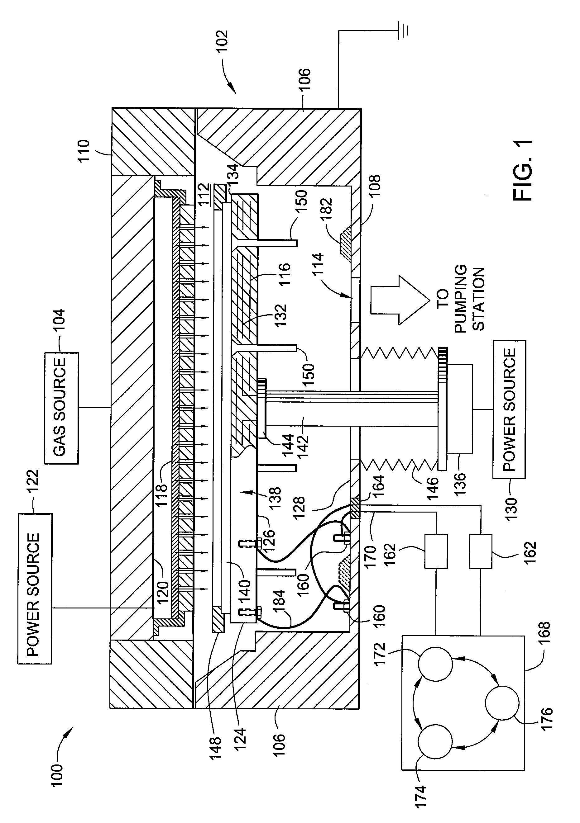 Plasma processing chamber with ground member integrity indicator and method for using the same