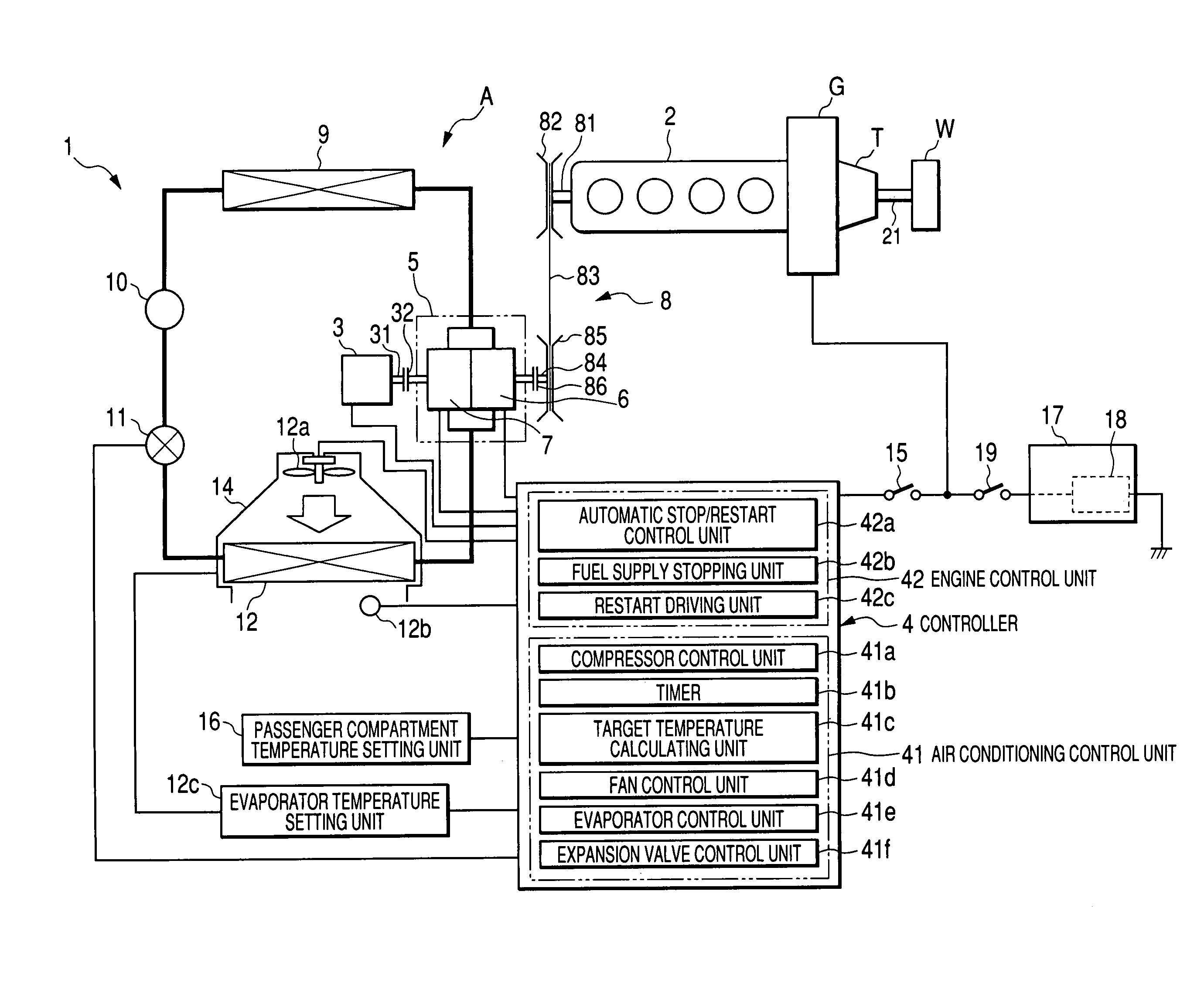 Air conditioning system for vehicle