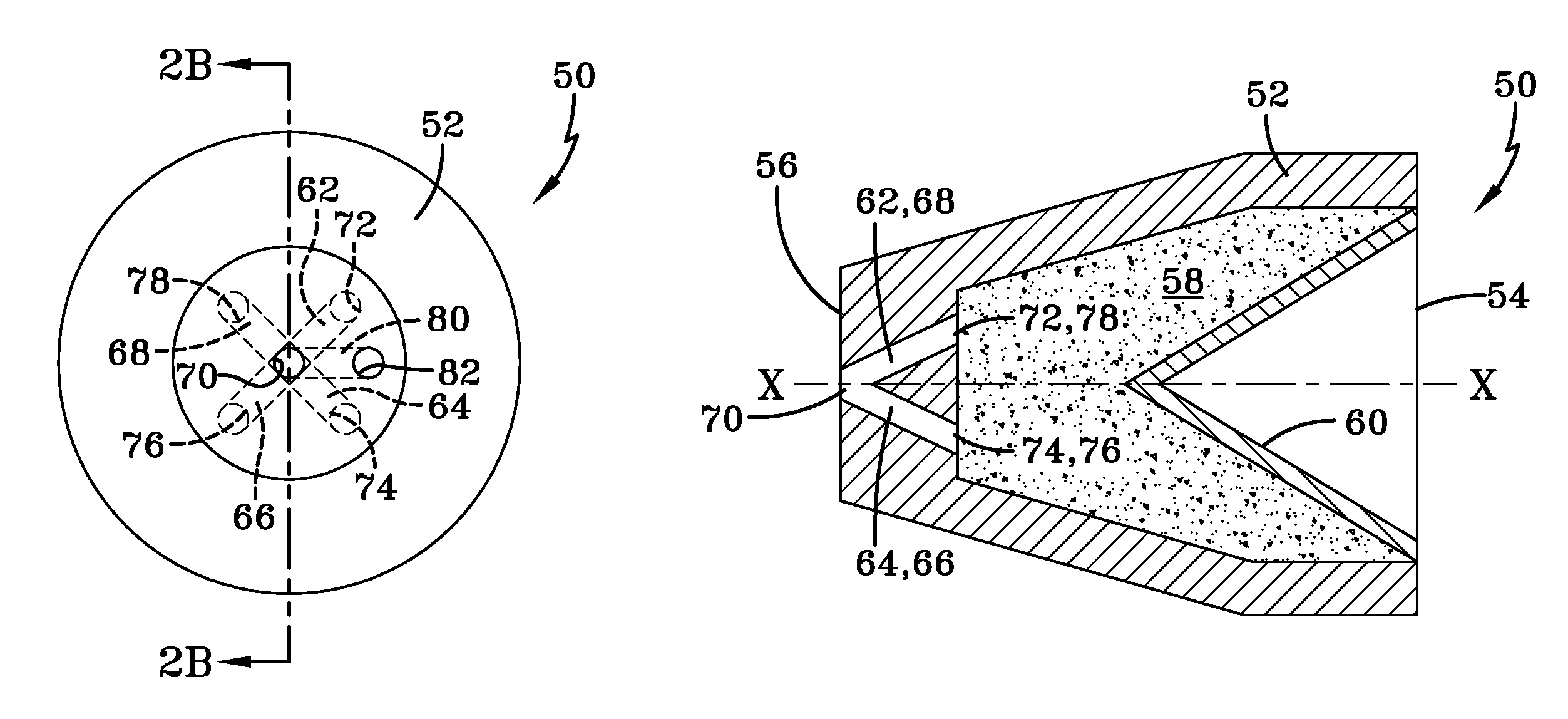 Selectable output well perforator and method for producing variable hole profiles