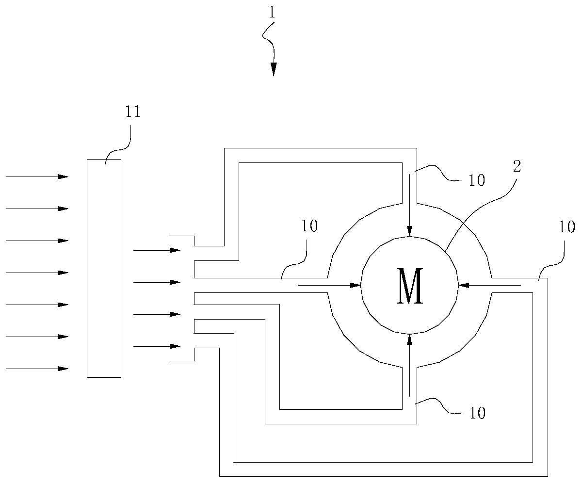 Motor cooling component, control method, control device and electrical equipment