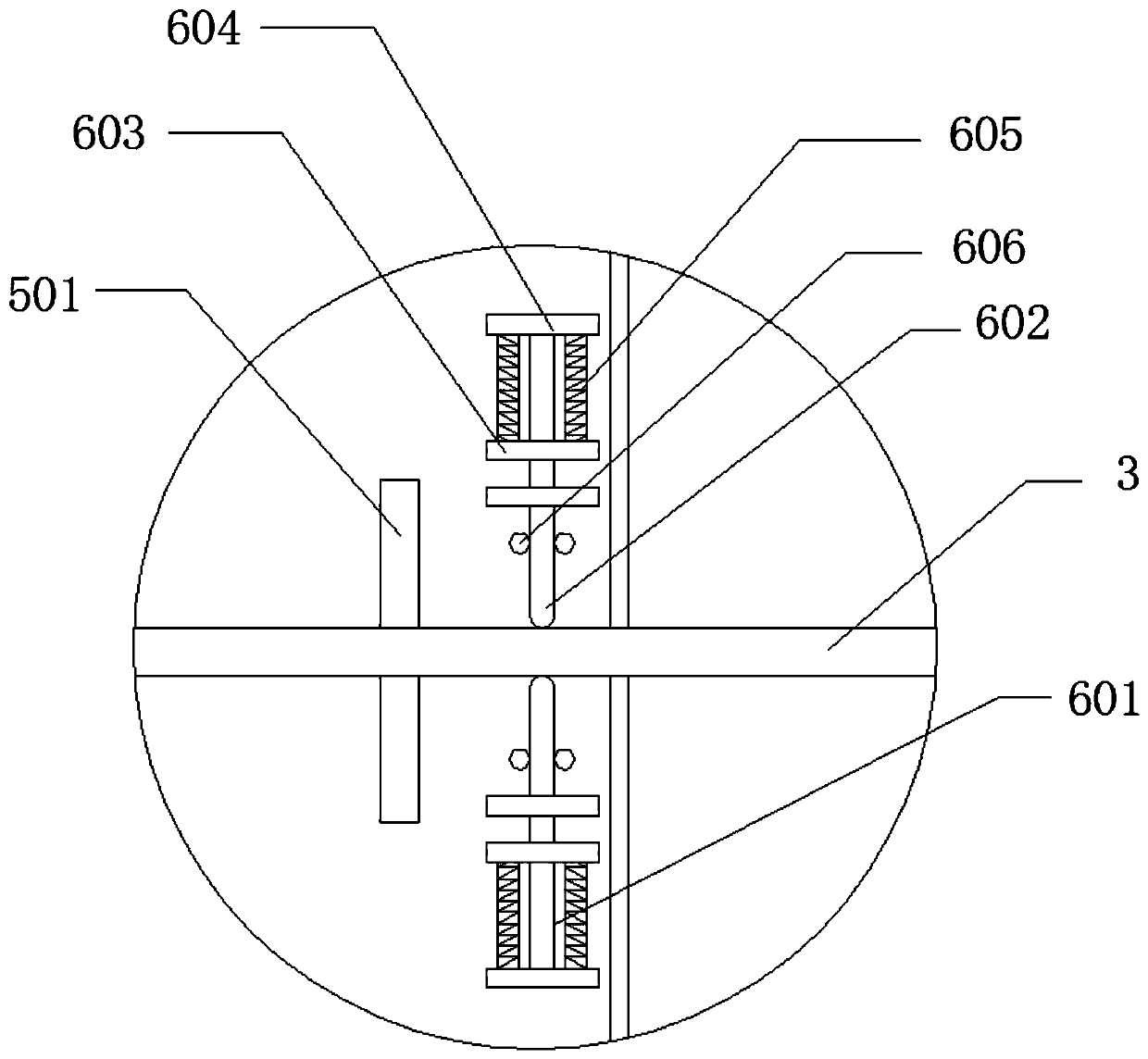 Immersed tunnel construction displacement monitoring device and monitoring method thereof