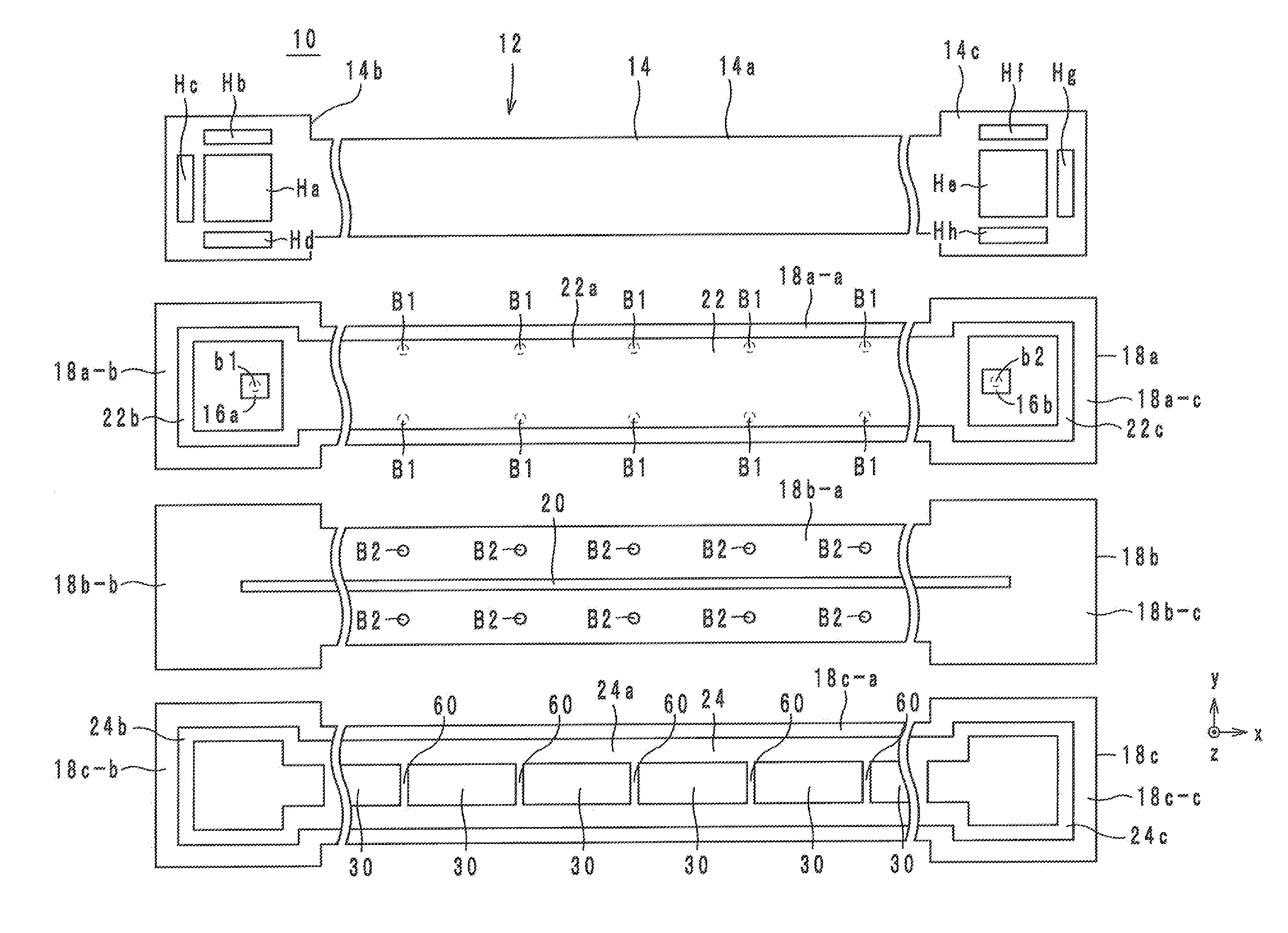 High-frequency signal transmission line and electronic apparatus