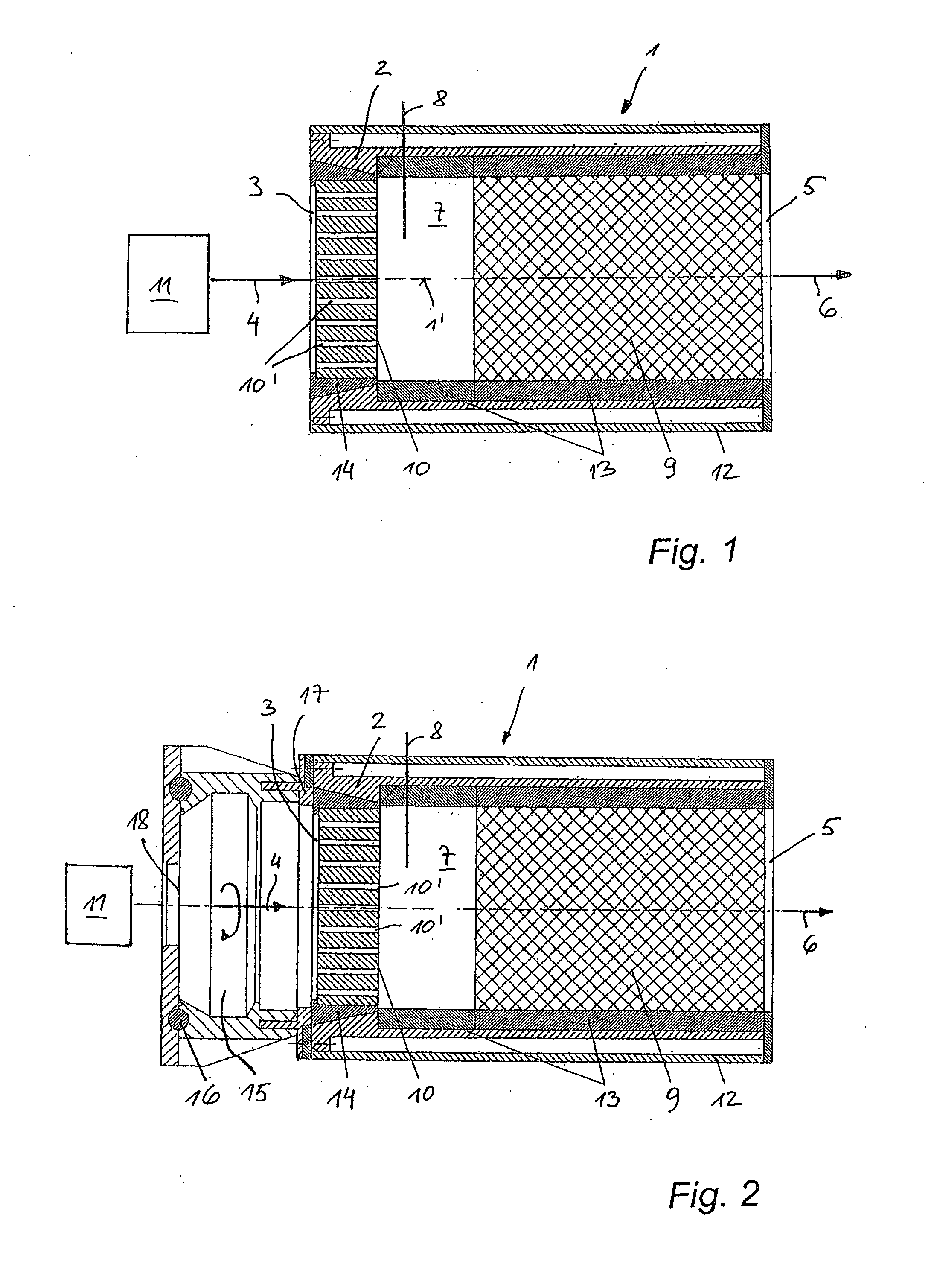 Porous burner as well as a method for operating a porous burner