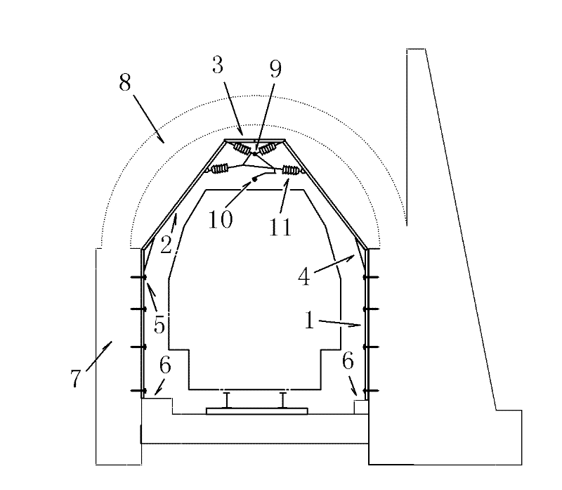 Method of transferring contact suspension for additionally building open-cut tunnel on electrified railway operating line