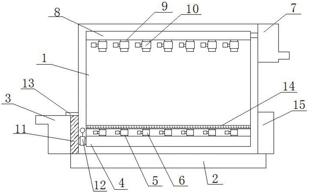 Communication machine room with partitioned cooling function