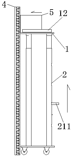 Assembling tool for secondary equipment modules of prefabricated cabin