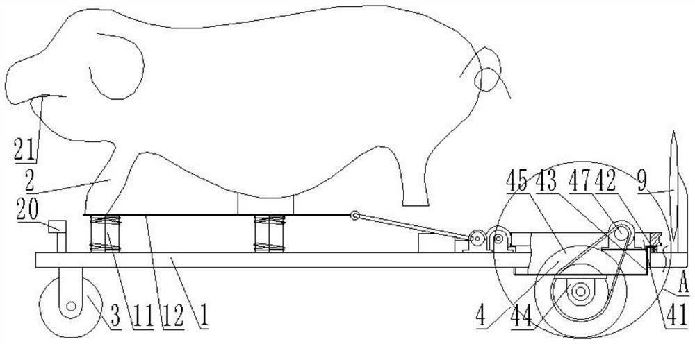 A kind of intelligent sex test robot boar