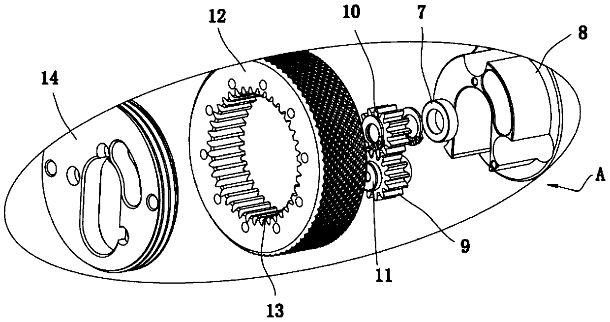 A Knob Adjustment Structure for Outlet Wires at the Tail of a Drawn-Arc Stud Welding Torch