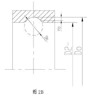 Low-friction implementation method for radial ball bearing and shallow groove radial ball bearing