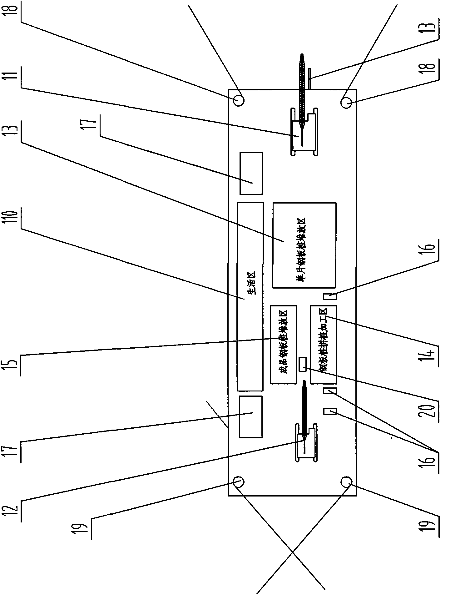 Method of pile-assembly and pile-pressing of double crane pile driving barge for construction of off-shore artificial island