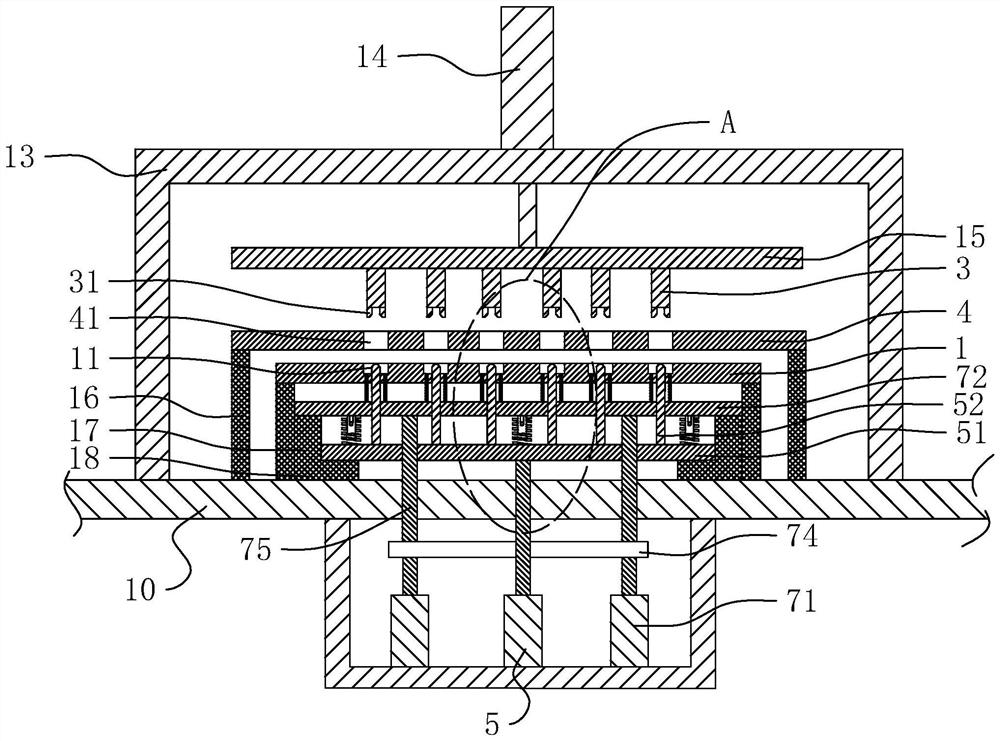 An automatic assembly device for scissor feet