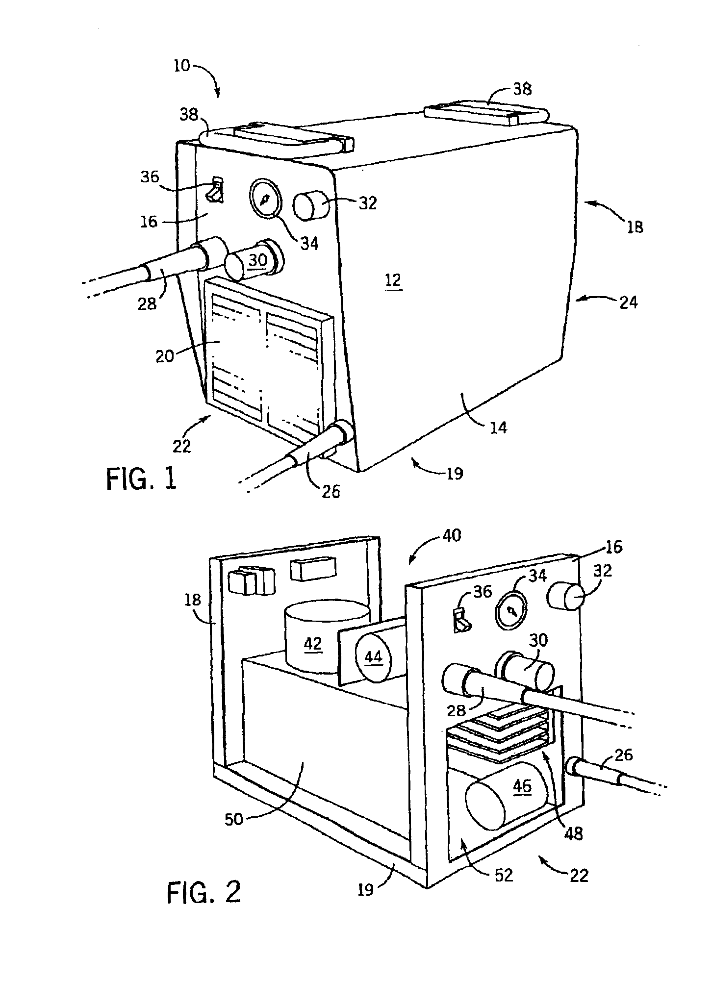 Wind tunnel for a welding power supply housing