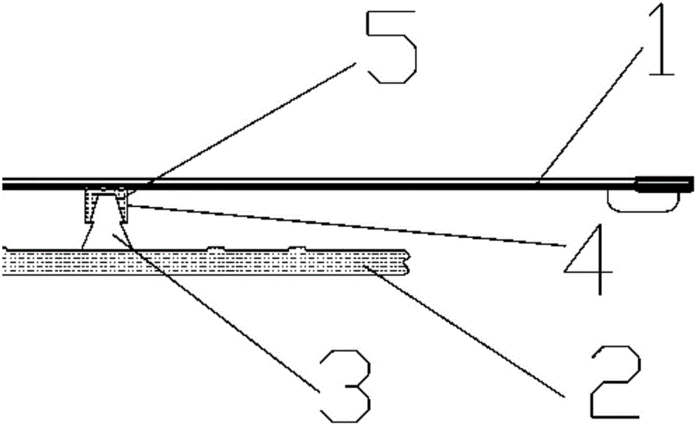 Rapid installation system for photovoltaic power station on color steel tile roof