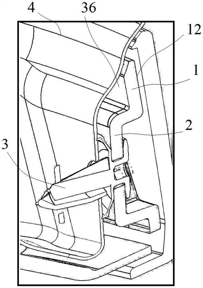 Mounting structure for rubbing strip of car door