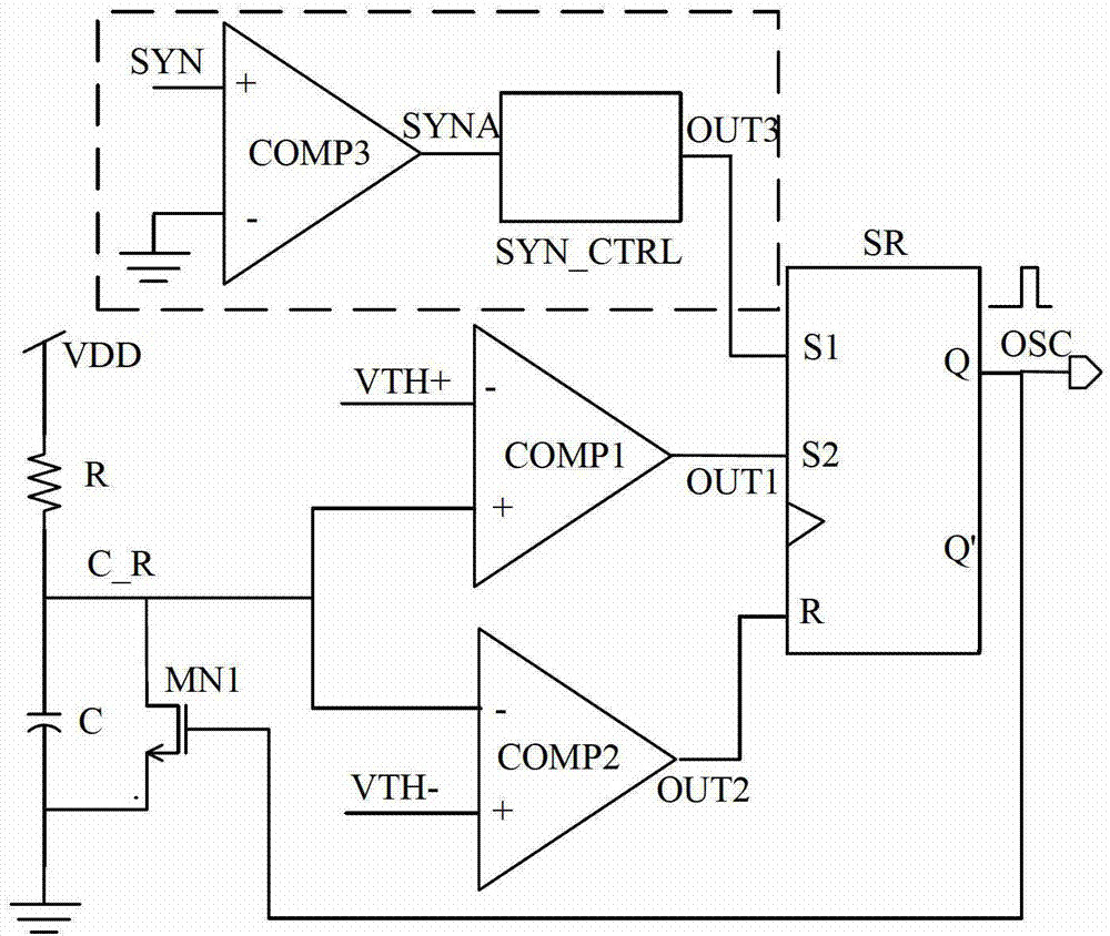 Synchronous oscillator circuit