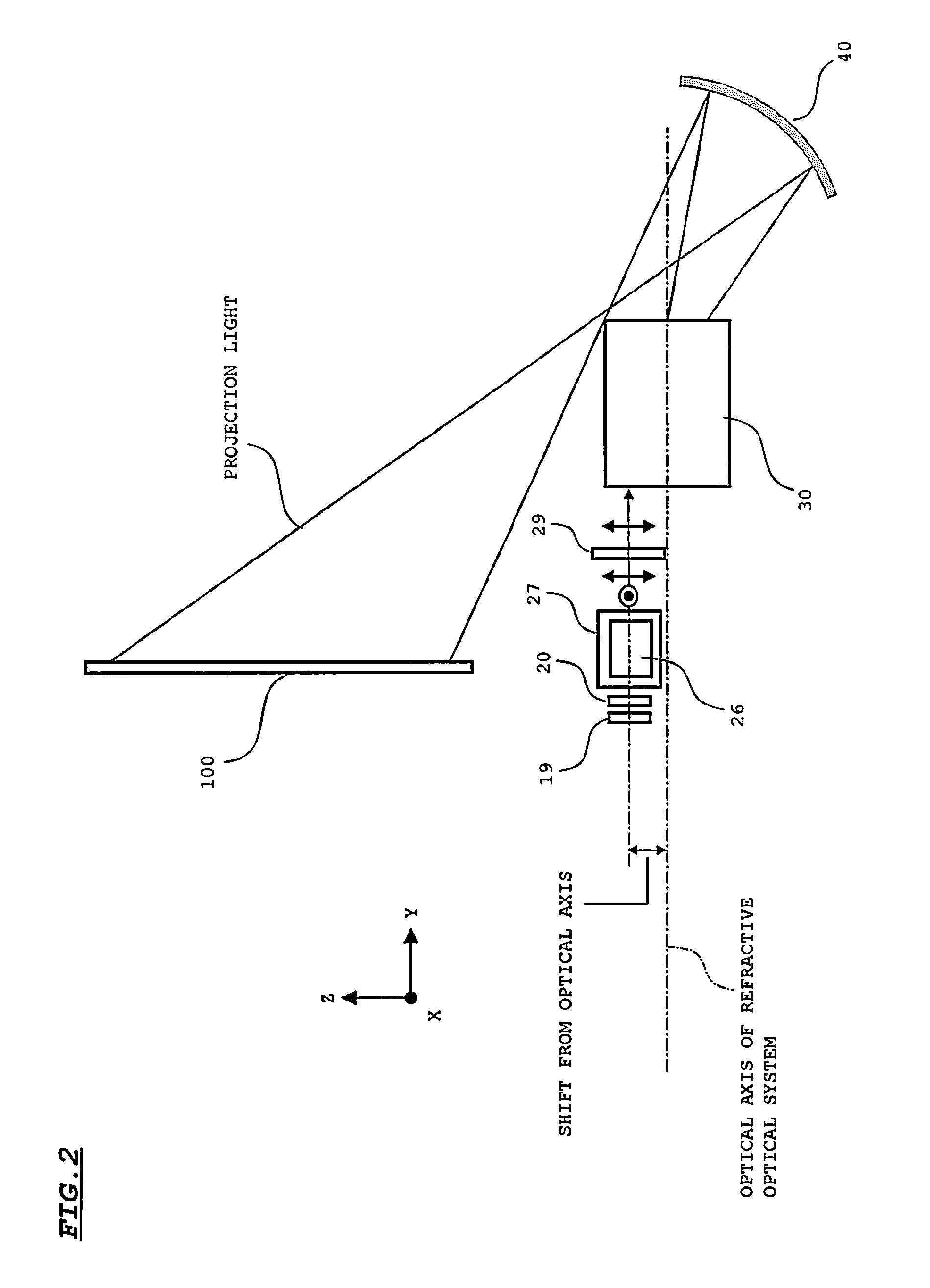 Projection display device