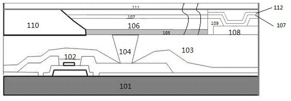 Active type OLED (organic light-emitting diode) display device and manufacturing method thereof