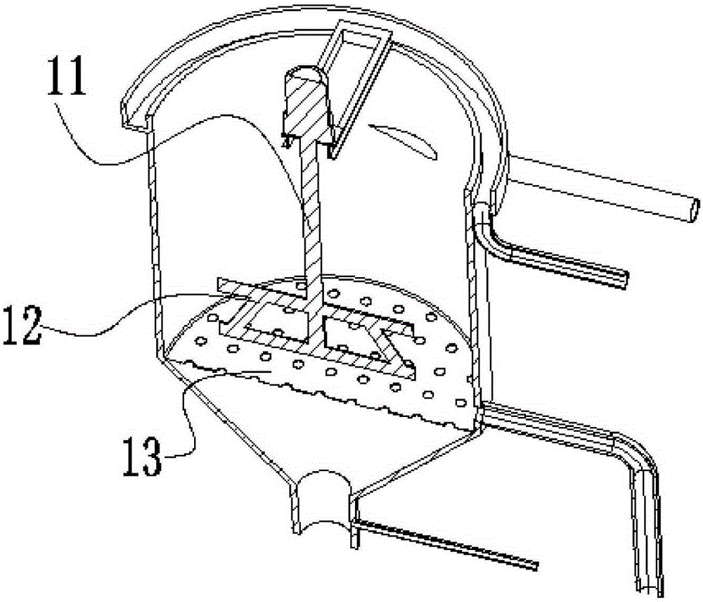 Fully-automatic rapid separation and washing processing device for potassium nitrate