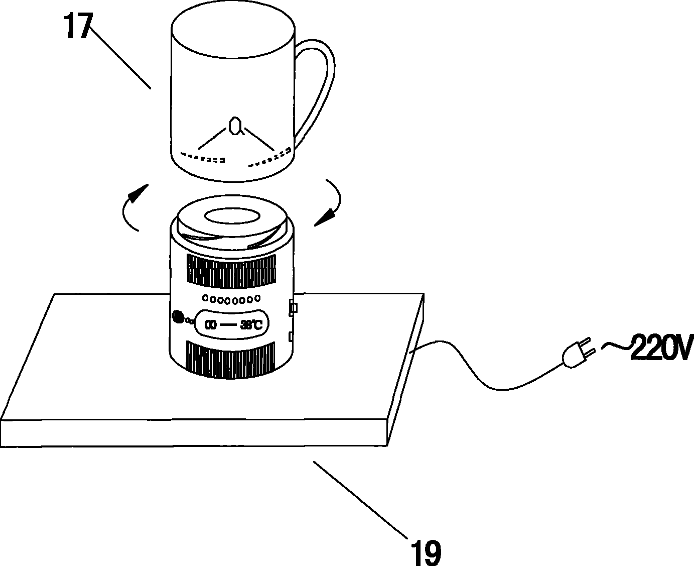 Wireless sensing semiconductor refrigerating and heating device