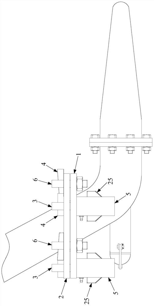 Installation method and hydraulic system of blast furnace air inlet pipeline