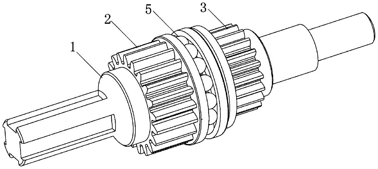 Shuttle machine speed changing mechanism