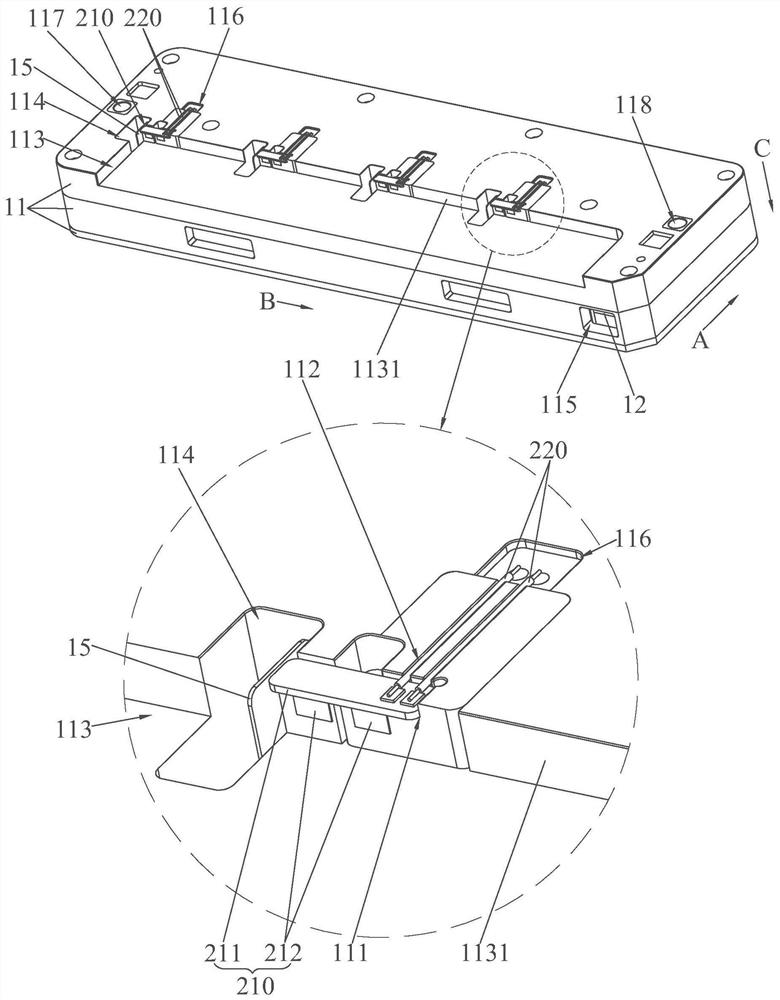 Bearing needling mechanism and carrier thereof