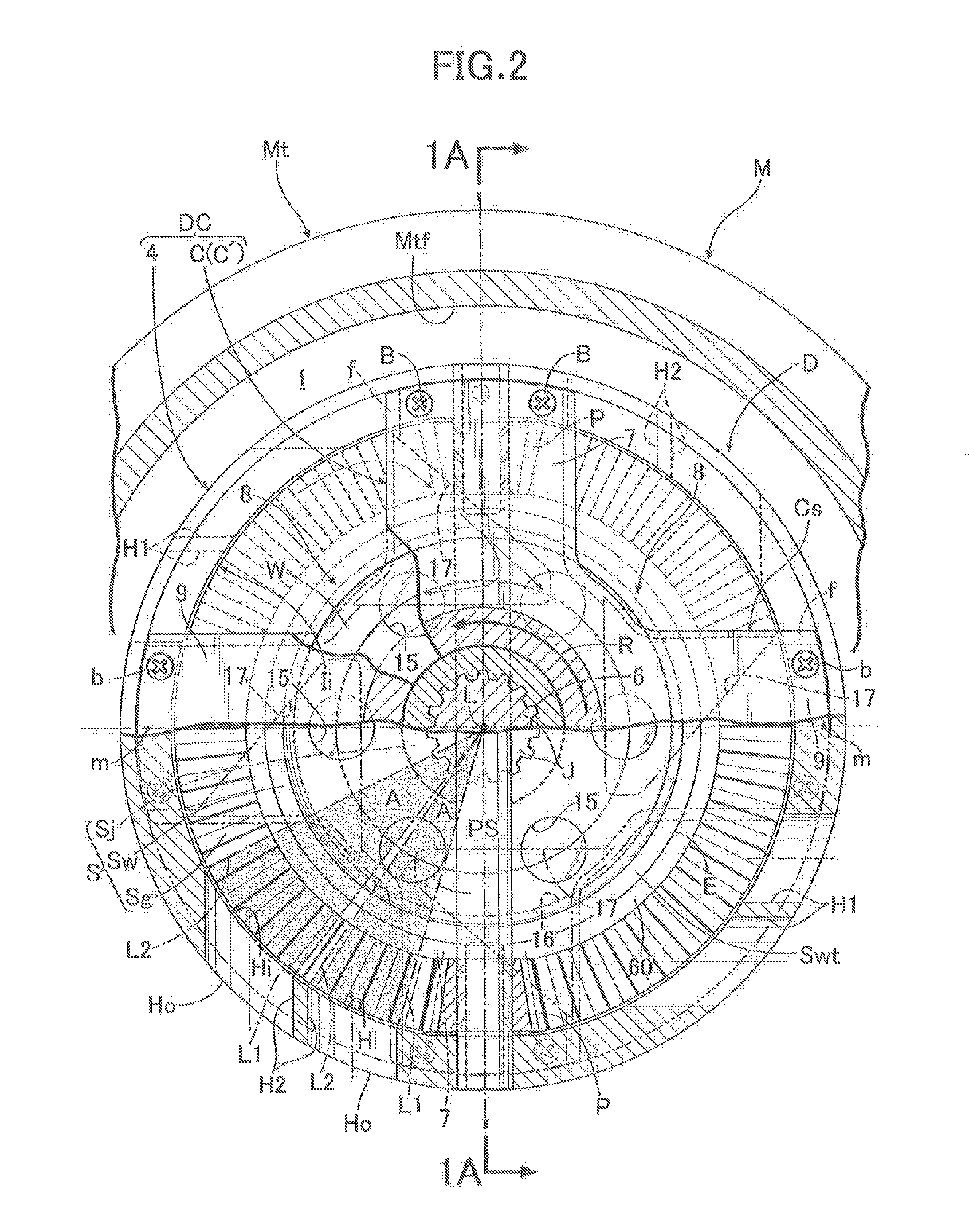 Vehicle differential device