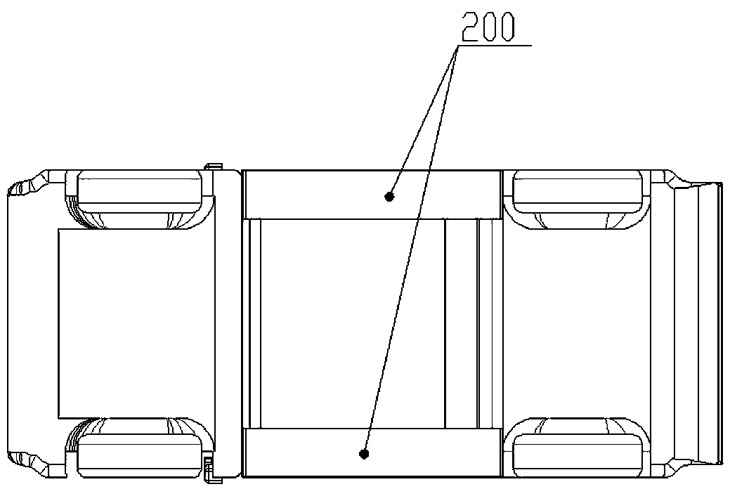 Tracked escape devices and vehicles