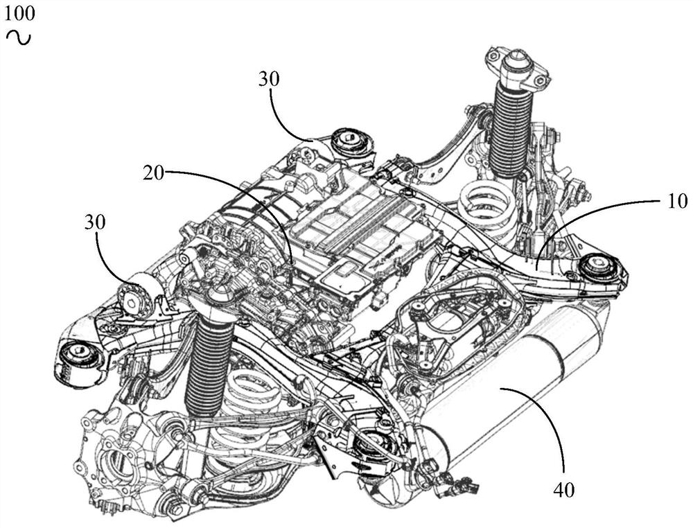 Air suspension system, vehicle and air pressure suspension