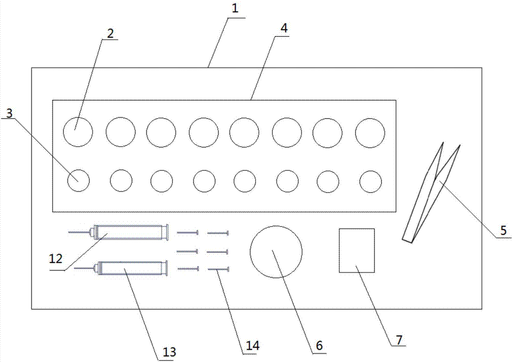 Rapid butyl xanthate detection kit and detection method thereof