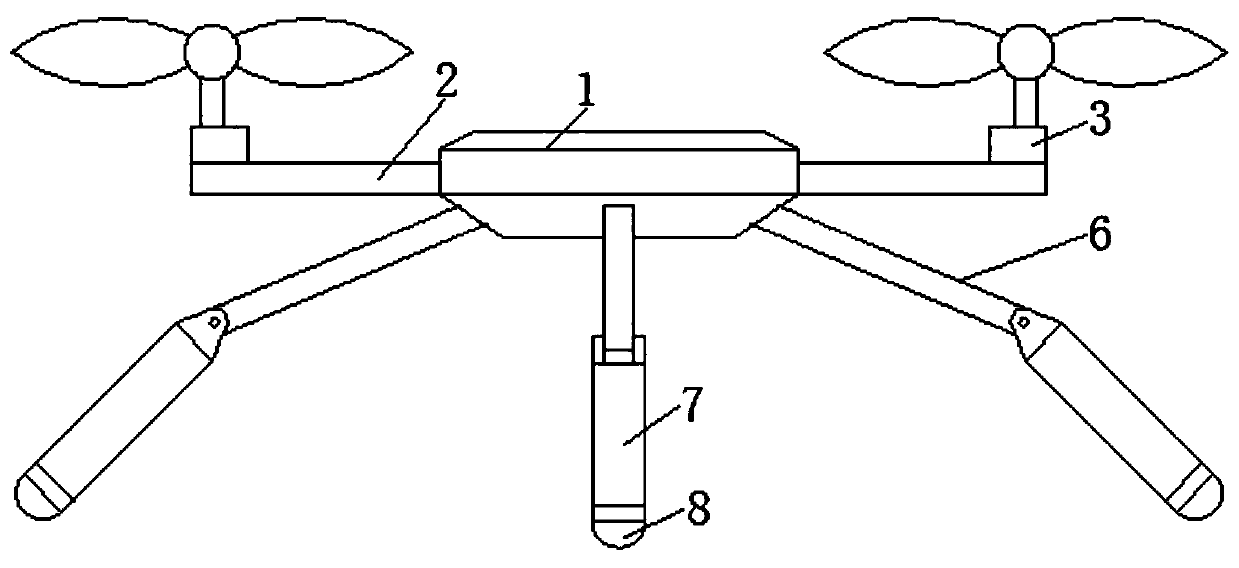 Amphibious landing unmanned aerial vehicle