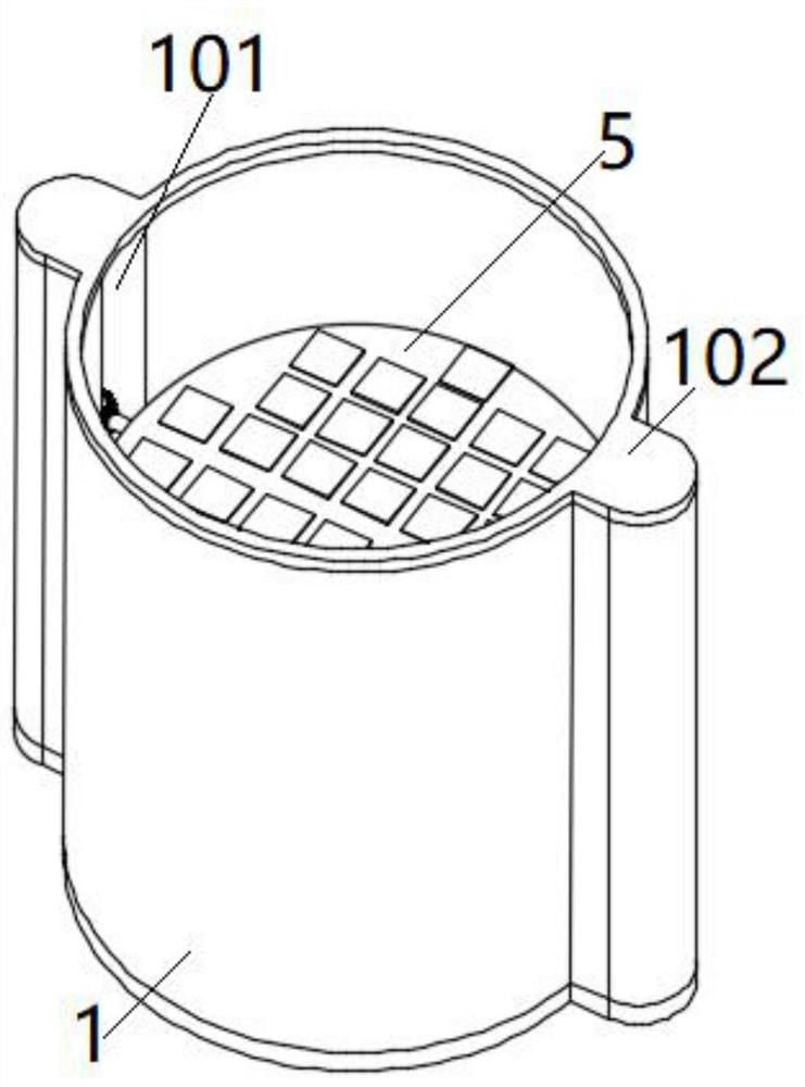 Solar LED underground lamp connecting assembly