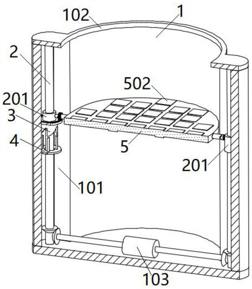 Solar LED underground lamp connecting assembly