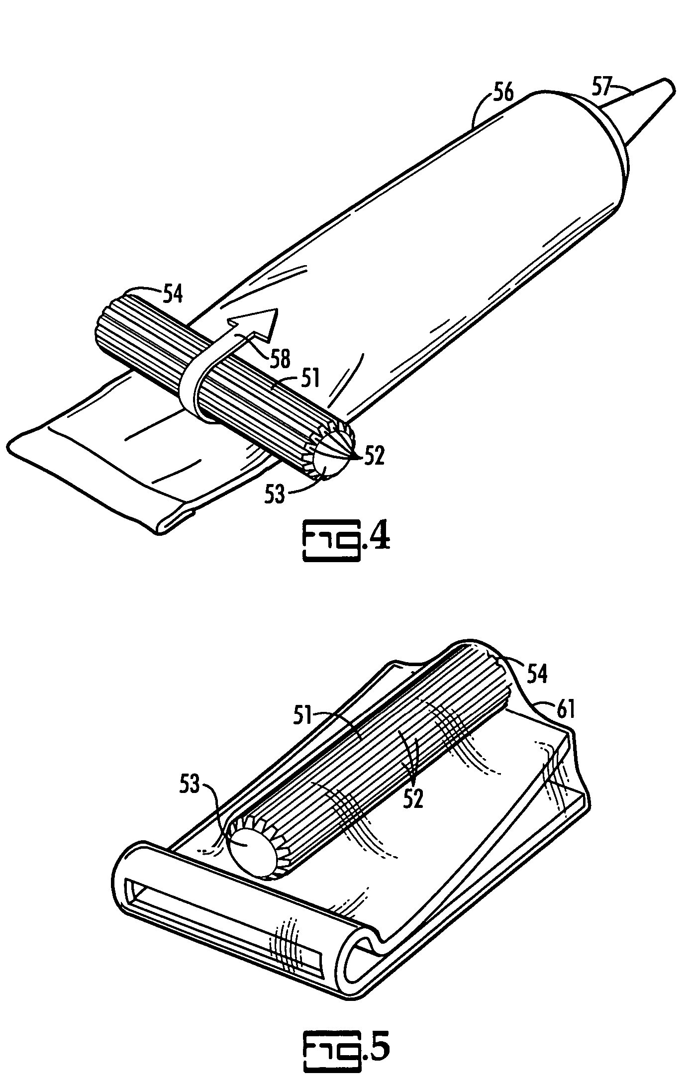 Apparatus for dispensing flowable contents of a collapsible tube