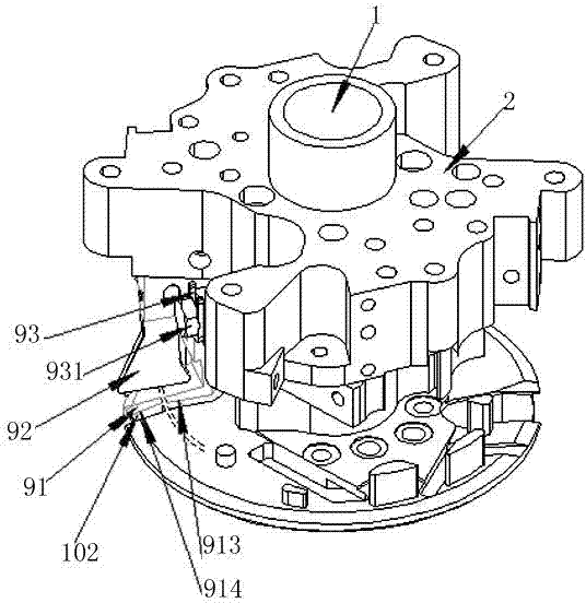 Thread clamping mechanism for hosiery circular knitting machine