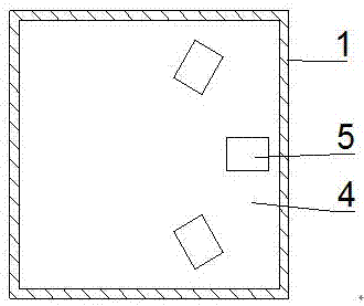 Portable spraying device for liquid paint