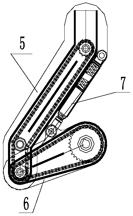 High clearance four-wheel tiller