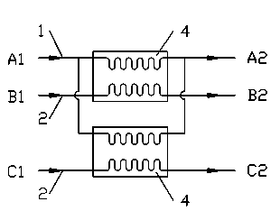 Supplementary-fired lithium bromide absorption type heat exchange system with two routes of water simultaneously supplying heat