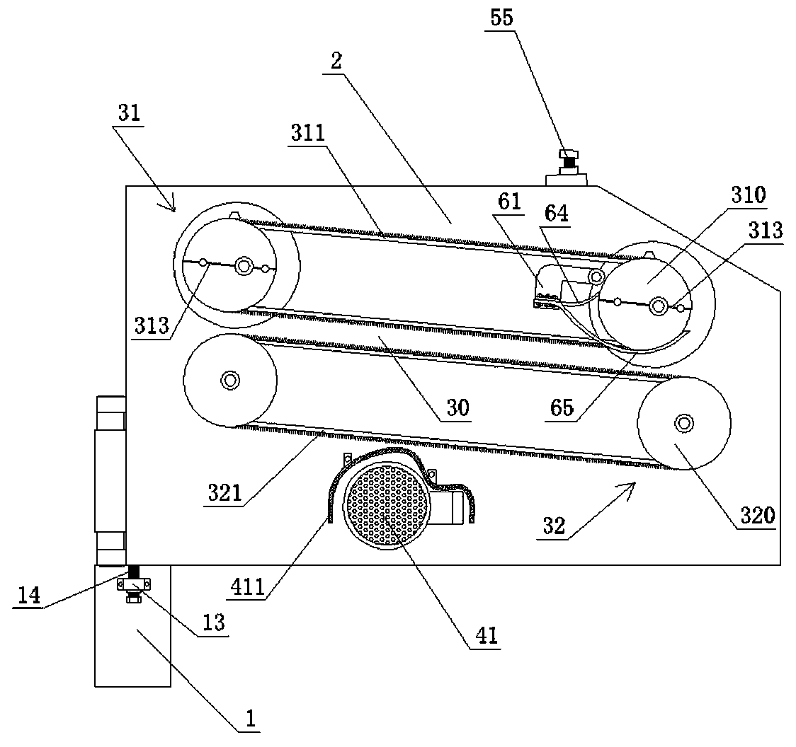 Fragrance rubbing head of an automatic fragrance drenching machine