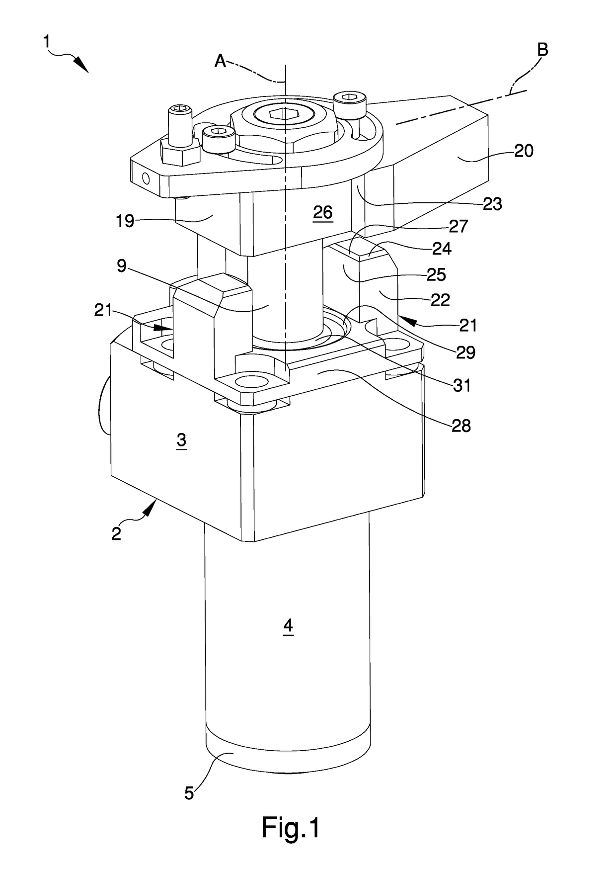 Device for locking workpieces on machine tools