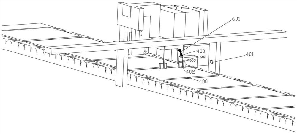 Steel plate production informatization process tracing system and method based on RFID technology