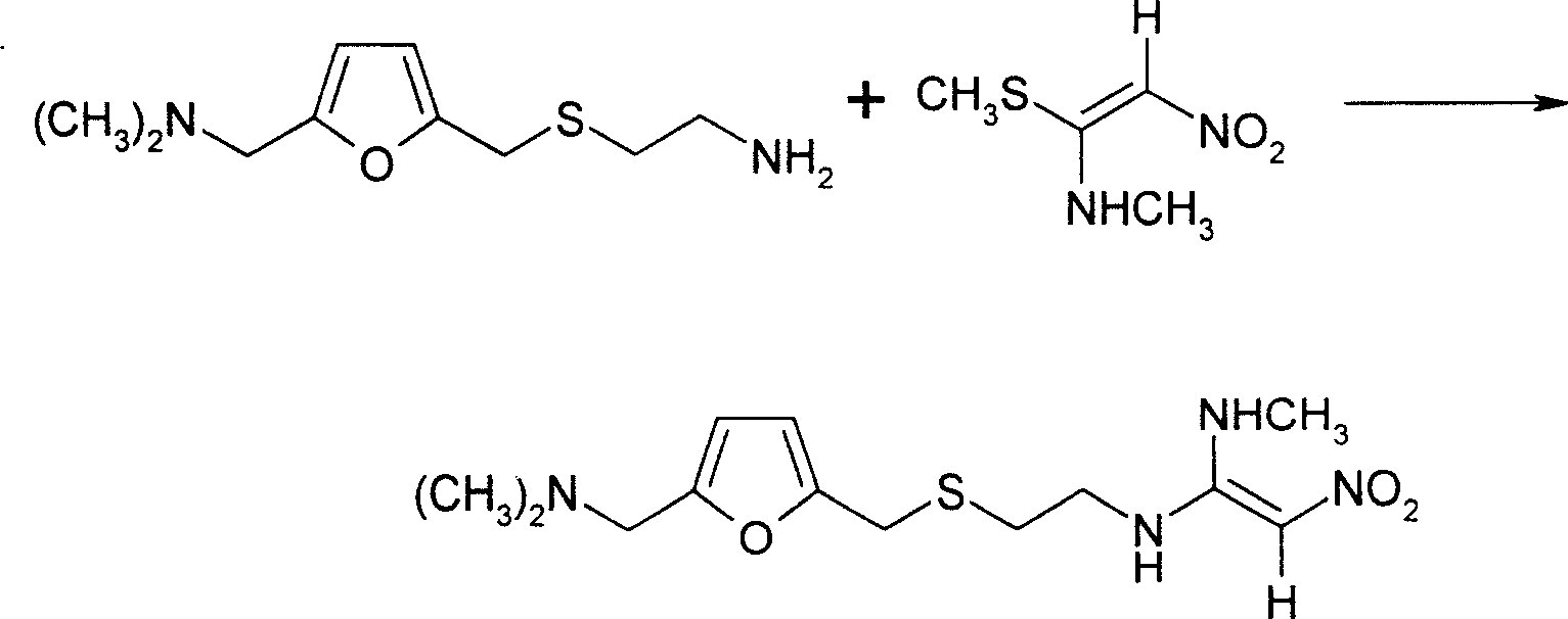 Synthesis method of ranitidine alkali and its hydrochloride