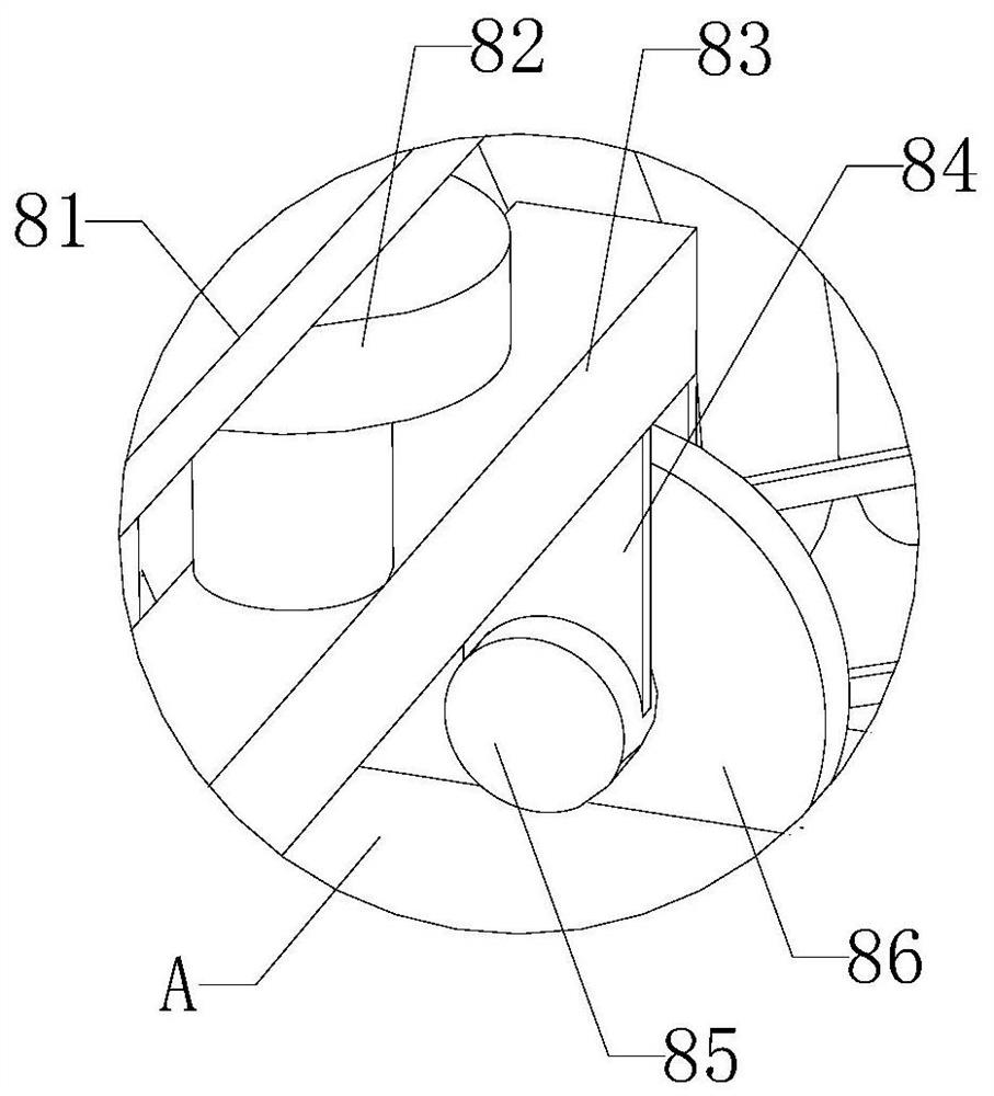 Excess material collecting device for PVC wood grain sheet production and collecting process thereof